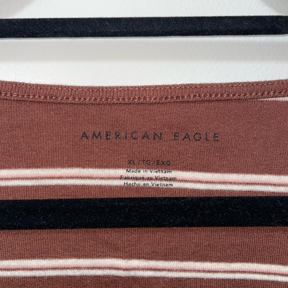 American Eagle Button & Tie Front Cropped Tank Top - Picture 3 of 3